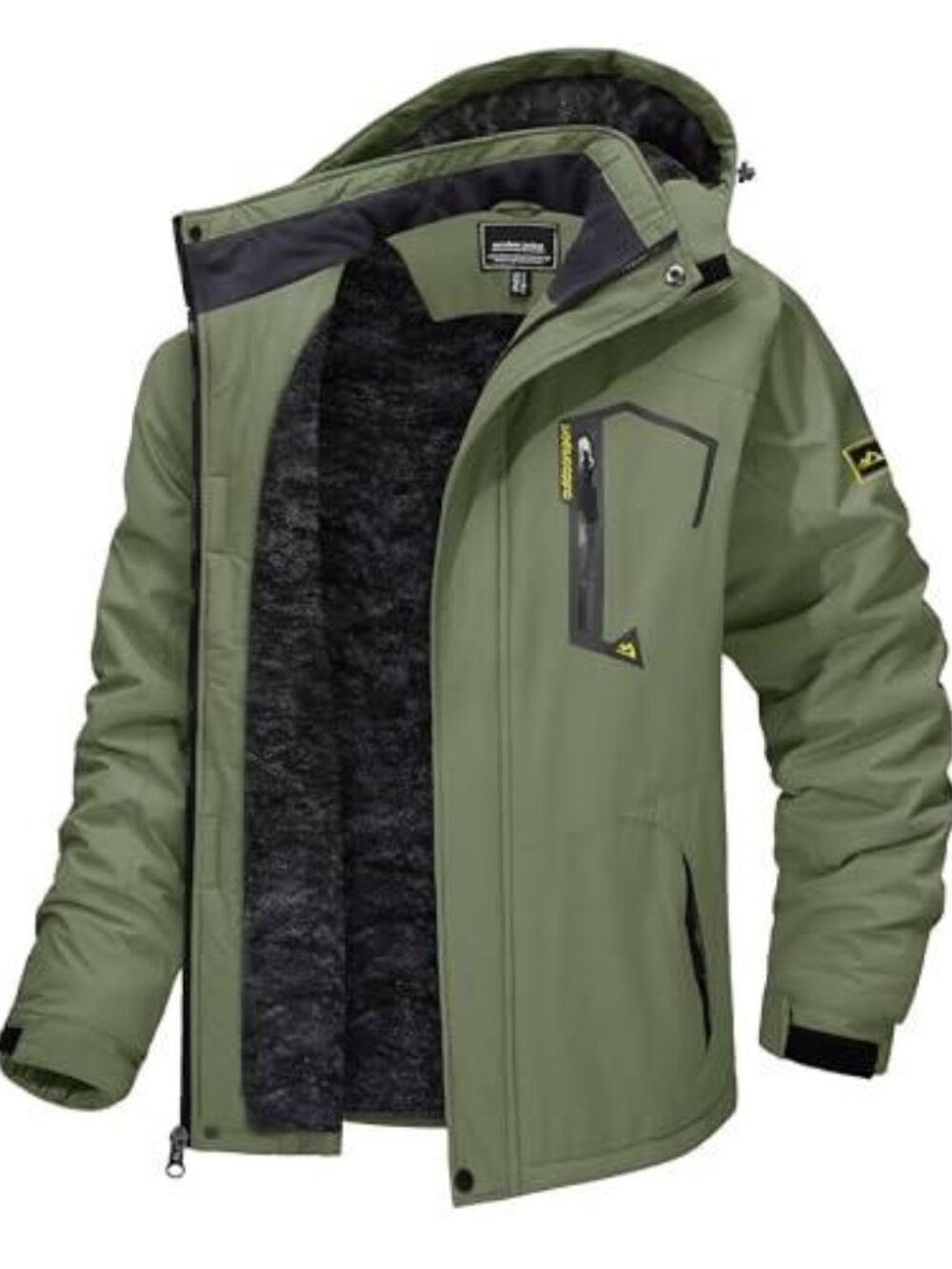 TACVASEN Mens Winter Coat - Snowboard Jacket, Thermal Insulated Softshell, Water